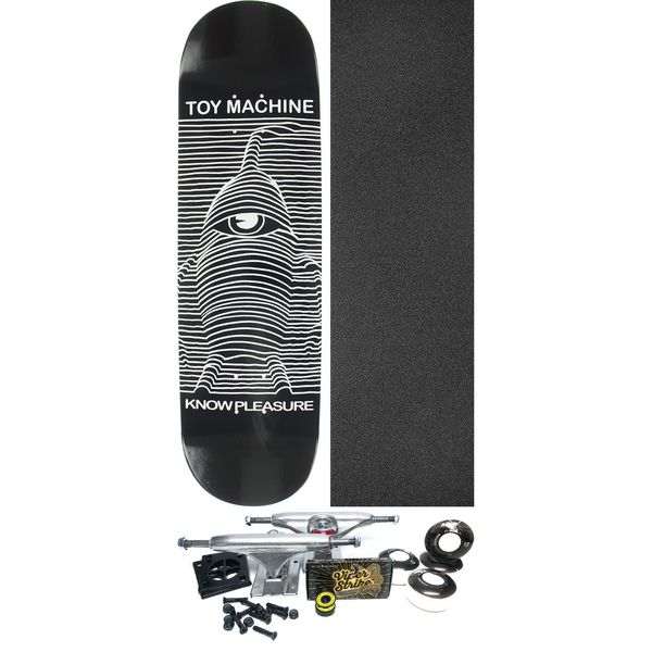 Toy Machine Skateboards Toy Division Skateboard Deck - 8.5" x 32.125" - Complete Skateboard Bundle